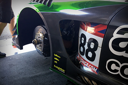 Freightlink Motorsport sticker on car